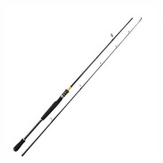 1PC Vara de Pesca de Fibra de Carbono Leve de Alta Sensibilidade 65" - Design de Cabo Reto para Pesca com Mosca e Arrastão