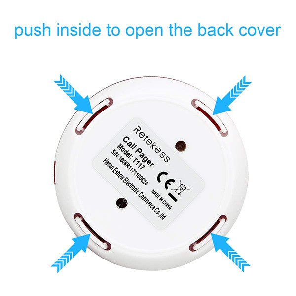 Retekess Wireless Calling System Restaurant Pager TD108 Waterproof Watch Receiver T117 Waiter Call Buttons For Hookah Cafe Bar