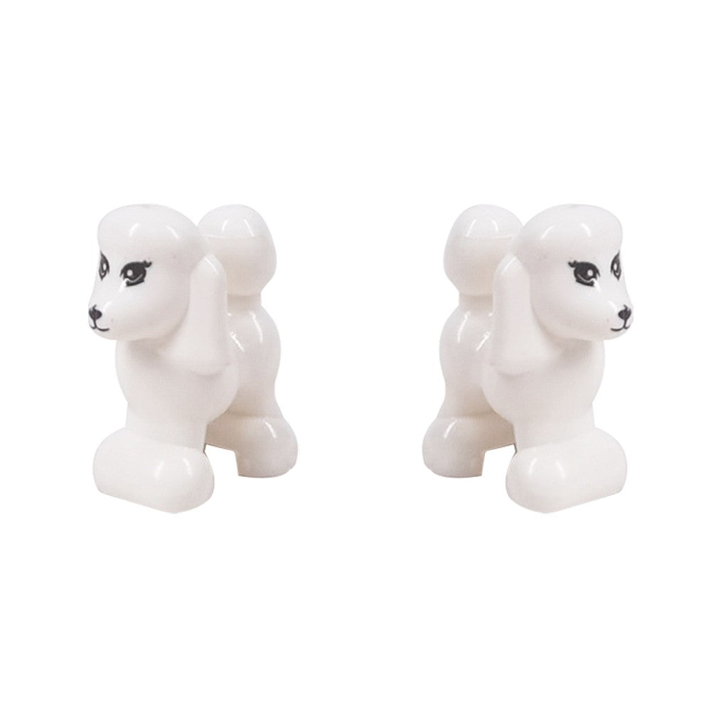 MOC Building Blocks Pets Husky White Kitten Puppy Bulldog Zoo Pet Building Blocks Scene Decoration Props Children's DIY Toy Gift