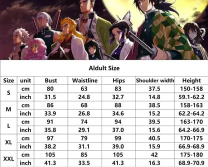 Anime Iguro Obanai Kimono Uniform Anime Pruik Cosplay Kostuum Halloween Feest