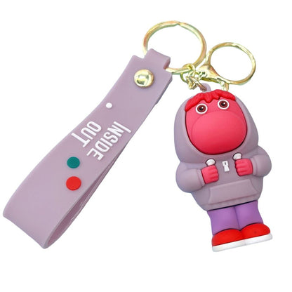 30 Peças/Conjunto Atacado Chaveiro Divertida Mente 2 Boneco de Personagem de Desenho Animado Fofo Chaveiro Pingente de Boneca de Personagem de Filme para Presente Infantil