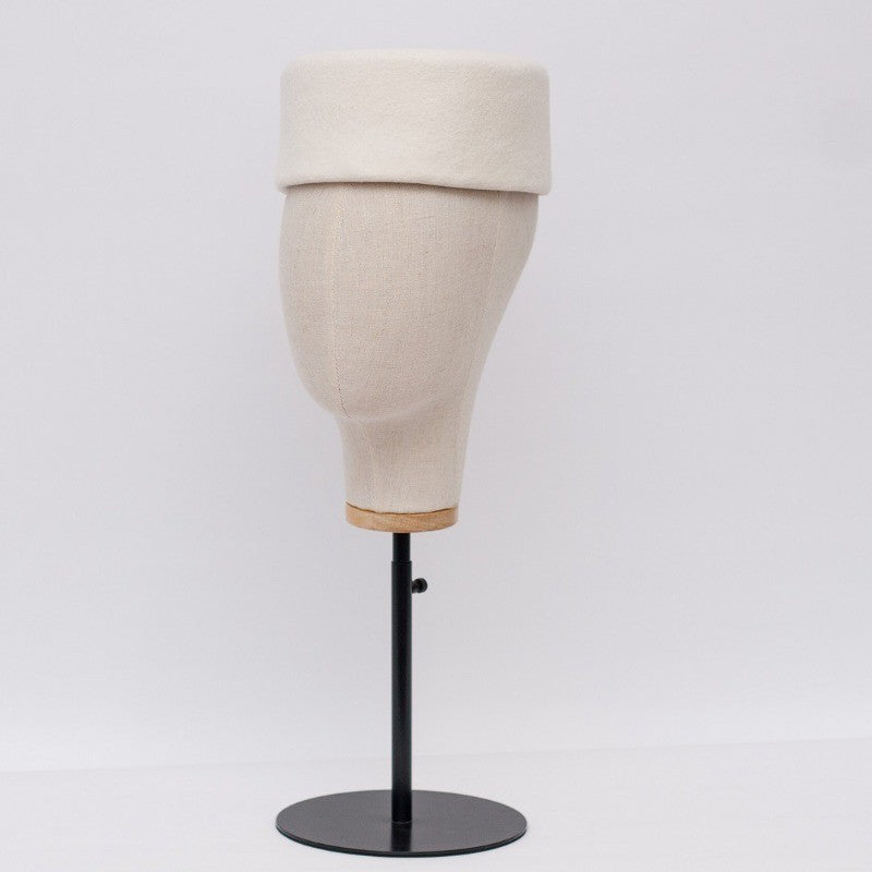 Vintage Hard Top Flat Fedoras Hats Women 100% Wool Felt Berets Hat Wedding Fascinator Caps Wedding Cocktail Party Pillbox Hat