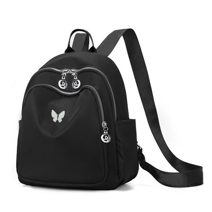Mochila de ombro duplo – casual estilo coreano em lona de tecido Oxford masculina e feminina, moderna, leve e versátil