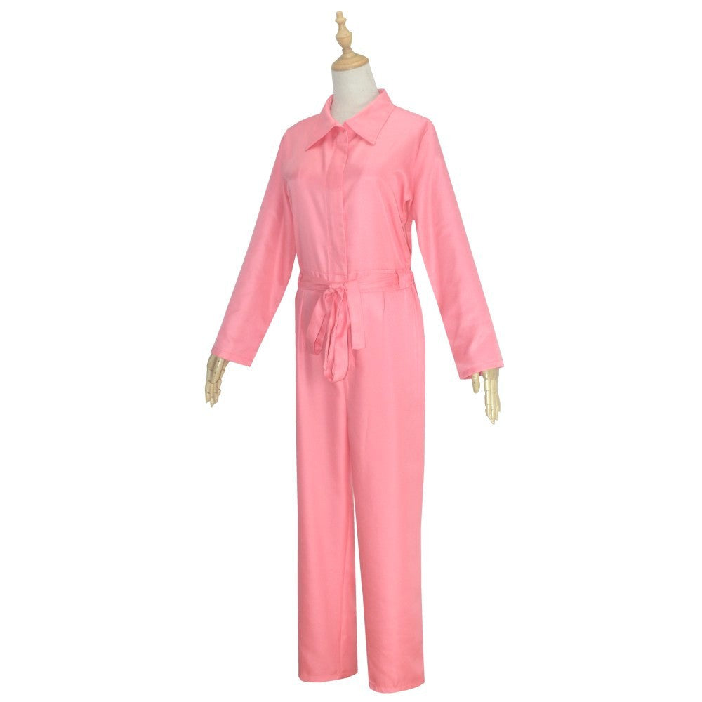 Costume De Cosplay Du Film Ken Pour Adulte, T-shirt Noir, Écharpe Rose, Ensemble Complet, Princesse, Ixde Carnaval D'Halloween