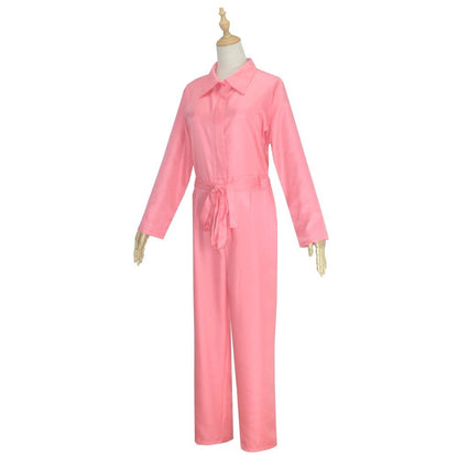 Costume De Cosplay Du Film Ken Pour Adulte, T-shirt Noir, Écharpe Rose, Ensemble Complet, Princesse, Ixde Carnaval D'Halloween