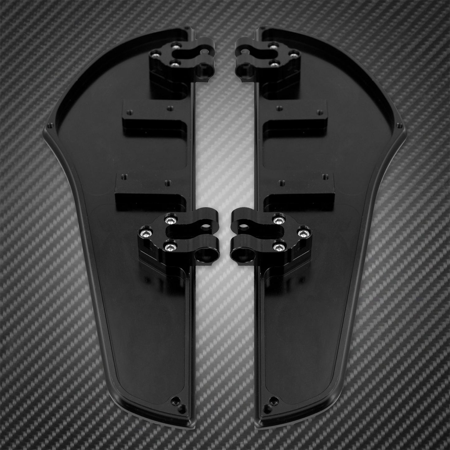 Pedaleiras Antiderrapantes Dianteiras para Motocicleta Harley Softail Fatboy Deluxe Touring Electra Glide FLHR