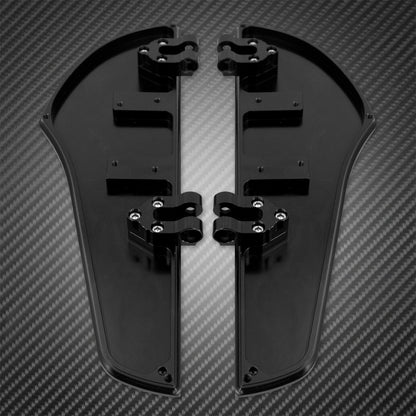 Pedaleiras Antiderrapantes Dianteiras para Motocicleta Harley Softail Fatboy Deluxe Touring Electra Glide FLHR