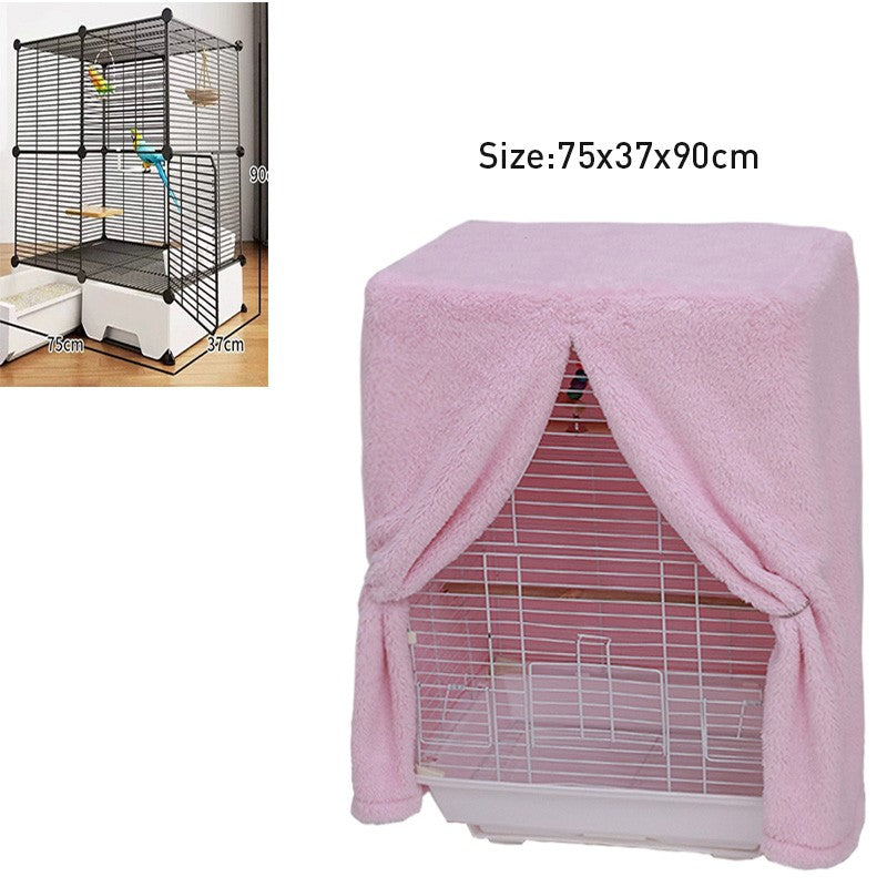 Capa Para Gaiola De Pássaros De Inverno Quente Respirável À Prova De Respingo Grande Capa Para Gaiola De Pássaros Sombra Protetora Para Gaiola De Papagaio Produtos Para Pássaros