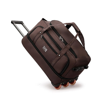Multifunctional Trolley Travel Bag, Large-Capacity Men's and Women's Business Boarding Bag, Short-Distance Luggage Bag, Portable