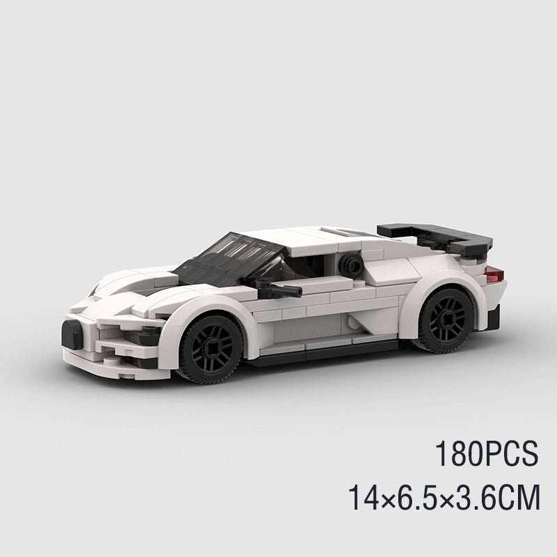 MOC Speed Sports Super Carro de Corrida Blocos de Montar DIY Tijolos Cidade Rally Técnico Grande Veículo de Corrida Presente de Natal Brinquedo