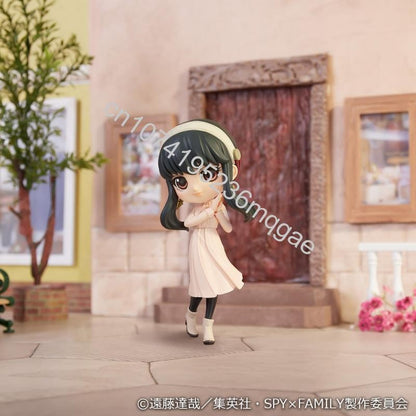 Bandai Original Q Posket Spy X Family Anya Forger Yor Forger Yuri Briar Bonecos de Ação Colecionáveis de Anime Modelo Toy Loid Forger