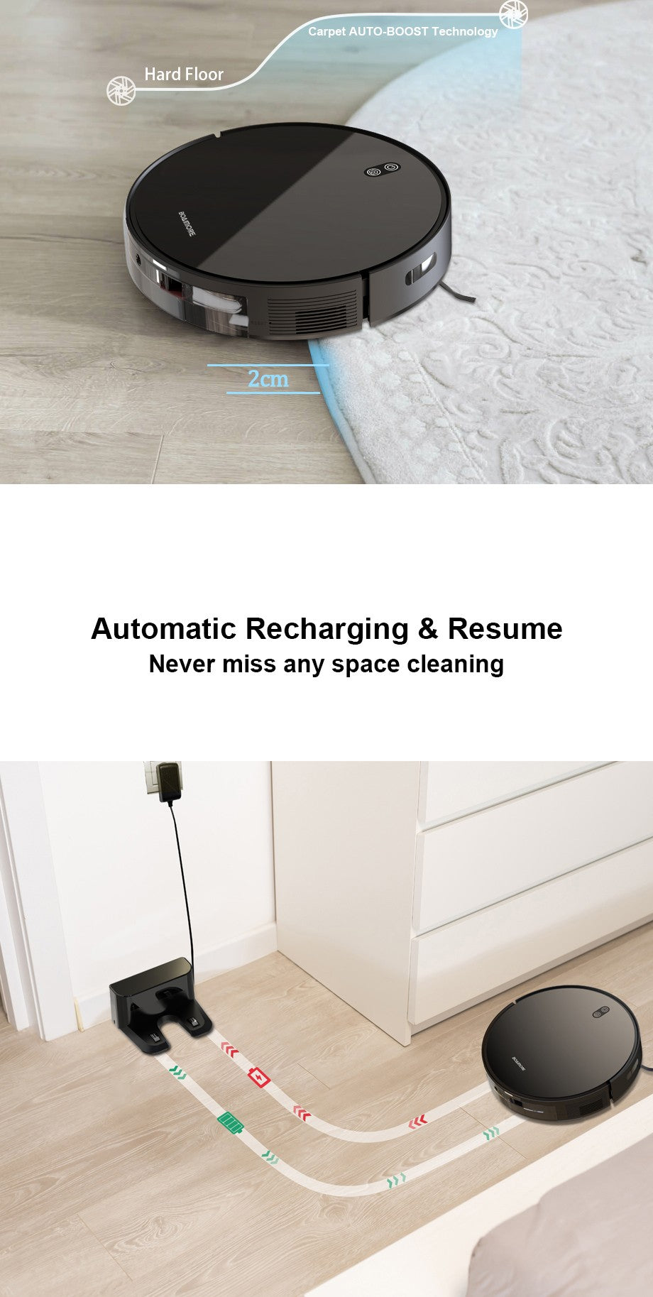 Robot Vacuum Cleaner Combo Mop,6500PA Suction Robotic,WiFi/Voice Control,Auto-Recharge,Pet Hair For Home Vacuum Cleaning Robotic