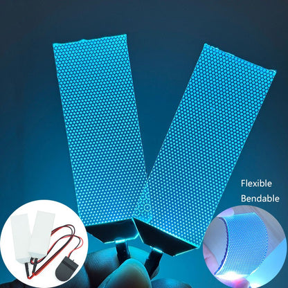 Flexible Bendable DIY LED Light Eyes Kits for Iron Man Halloween Helmet Mask Eye Light Cosplay Accessories Can Cropped Props