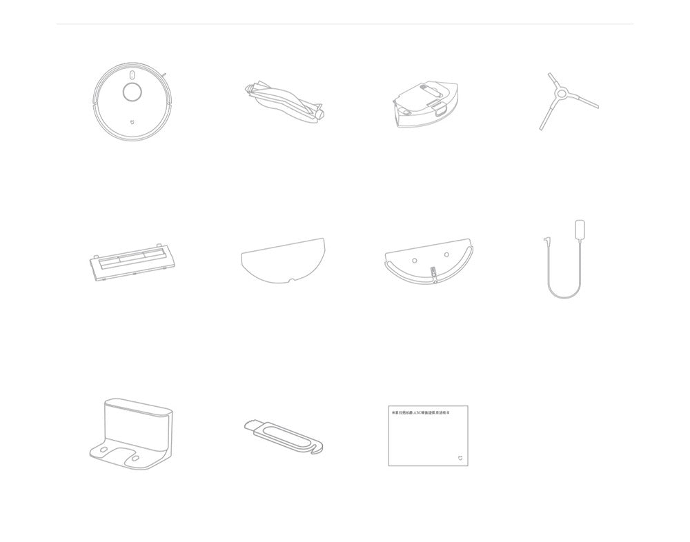 XIAOMI MIJIA Robot Vacuum Cleaners Mop 3C Plus Enhanced Edition Pro C103 5000PA Suction Sweeping Washing Mop APP Smart Planned