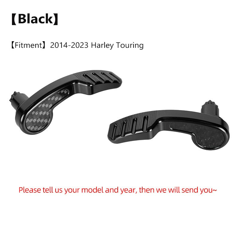 Para Harley Touring Road/Street Glide FLHR FLHTK 2014-2023 Kit de Travas de Alforje de Fibra de Carbono Levantador de Travas de Alforje