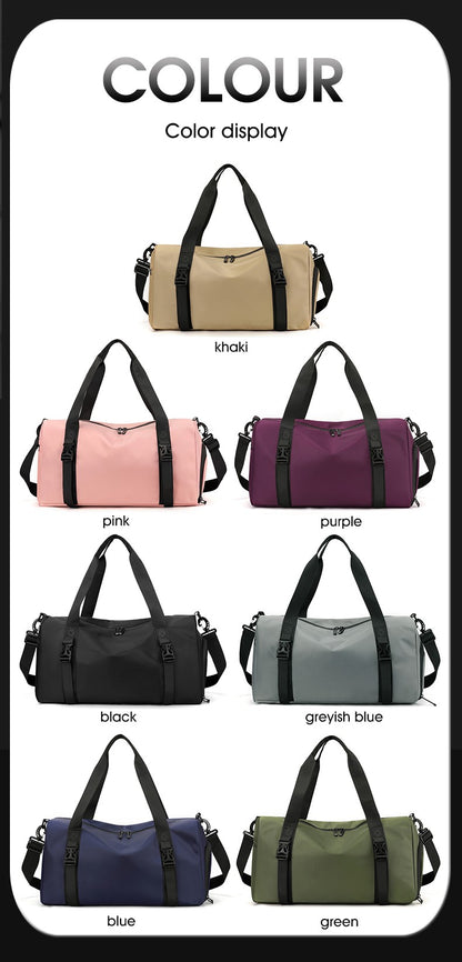 1 Piece Upgraded Sports Bag, Fitness Bag for Men and Women, Large Capacity Dry and Wet Separation Swimming Bag, Short-Distance Business Trip Portable Travel Bag, Sports Shoe Storage Bag, Multi-Purpose Luggage Bag