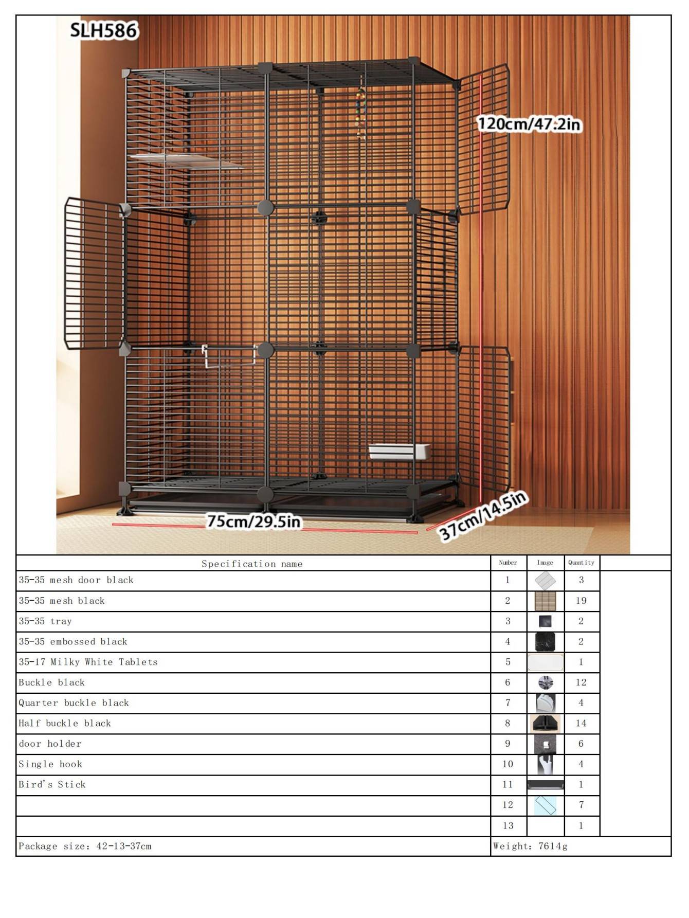 Gaiola Grande para Papagaios, Montagem DIY para Uso Doméstico, Ninho de Pássaro de Malha de Arame com Poleiro e Tigela, Adequada para Periquitos, Calopsitas, Mainás e Tentilhões