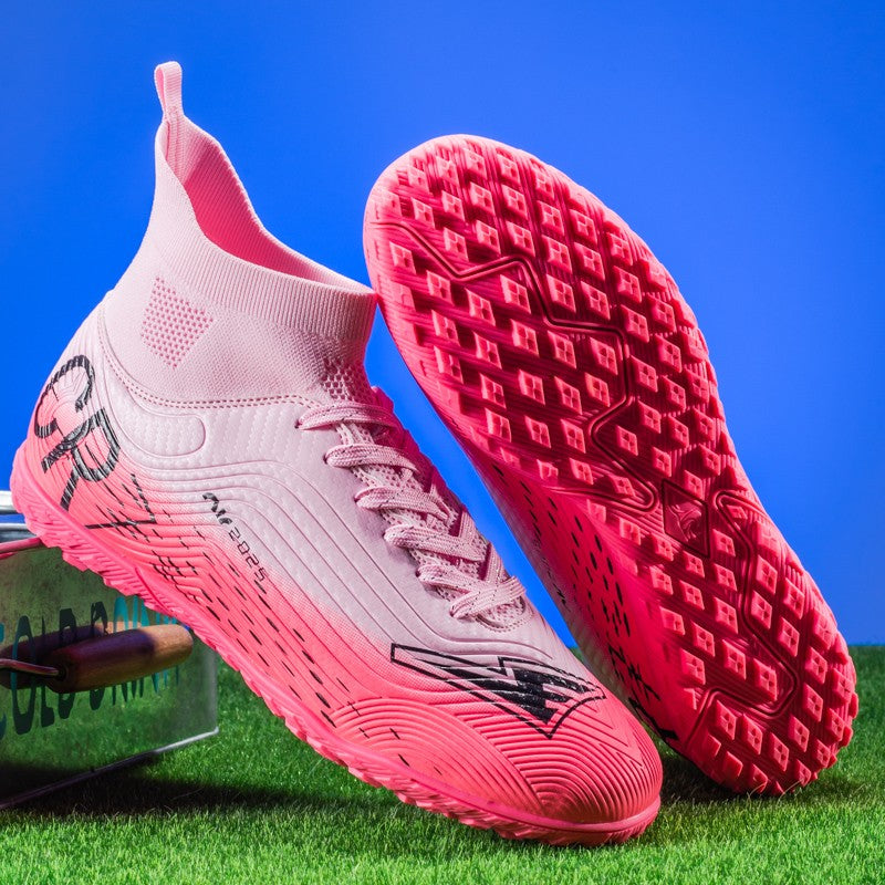 New Men Training Football Boots Ultralight Breathable Professional Soccer Shoes Soft Sport Unisex Grass Cleats Match Sneakers