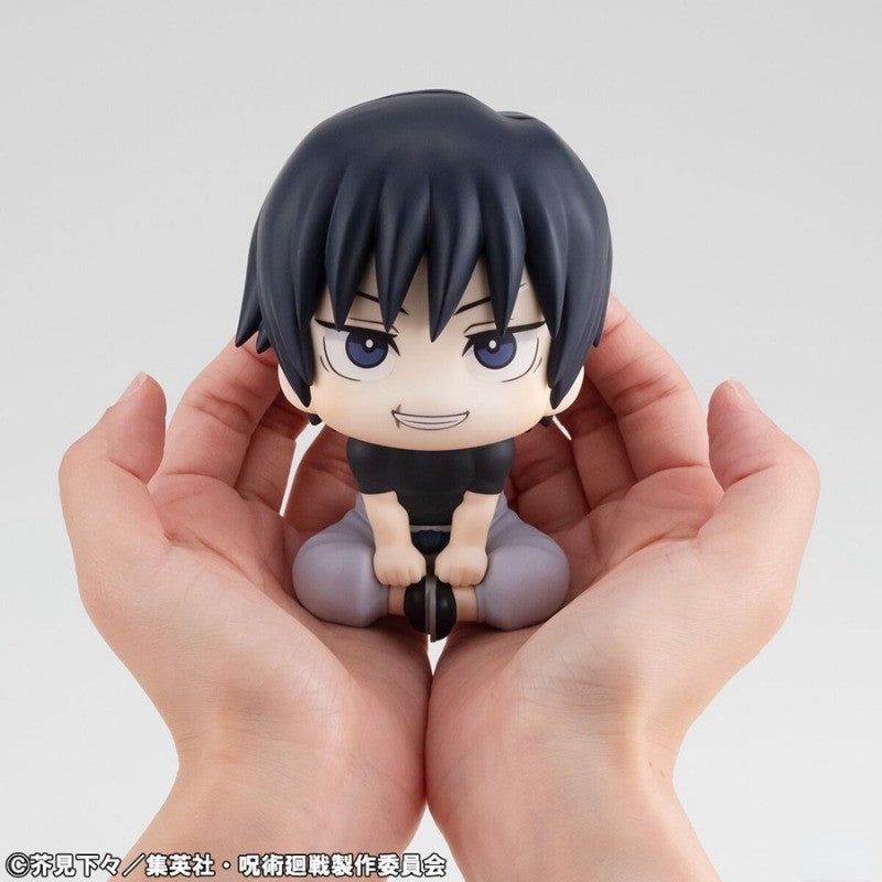 10cm Jujutsu Kaisen Anime Figure Look Up Versão Q Satoru Gojo/Geto Suguru Boneco de Ação Fushiguro Toji/Okkotsu Yuta Estatueta