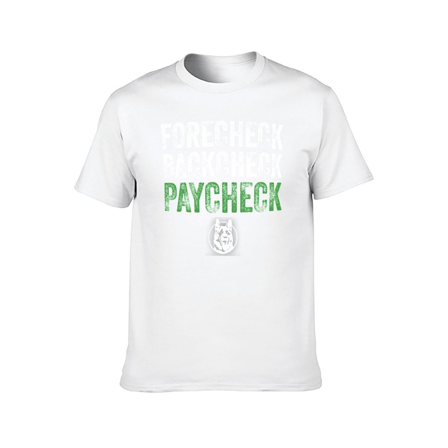 Forecheck Backcheck Paycheck Letterkenny T-Shirt t shirts designer black cotton t-shirt plain for man package T-Shirt