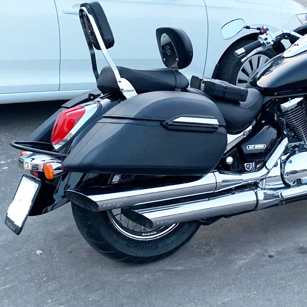 Malas Laterais Rígidas Universais para Motocicleta 42L Baús Clássicos Bagagem de Montagem para Harley para R1200GS R1250GS DS400 Shadow 400 750