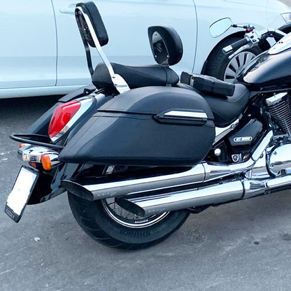 Malas Laterais Rígidas Universais para Motocicleta 42L Baús Clássicos Bagagem de Montagem para Harley para R1200GS R1250GS DS400 Shadow 400 750