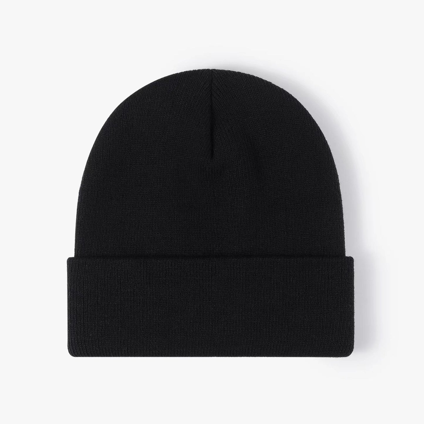 Customized Printed Logo Winter Knitted Keep Warm Cold Cap Unisex Solid Color Hip Hop Crochet Skull Beanie Hats