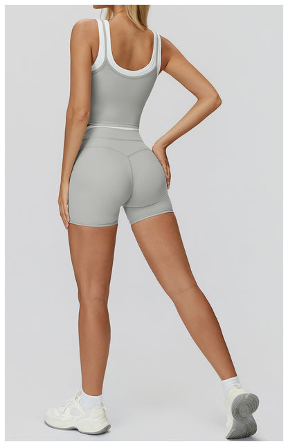 Yoga Shorts Gym Fitness Shorts Woman Training Yoga Clothing Butt Lifting Workout Short Leggings Female Sports Cycling Shorts