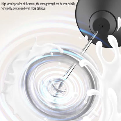 Espumador de leite a bateria, cafeteira, batedor elétrico de alta velocidade 14000 rpm, misturador de geleias, liquidificador doméstico de cozinha