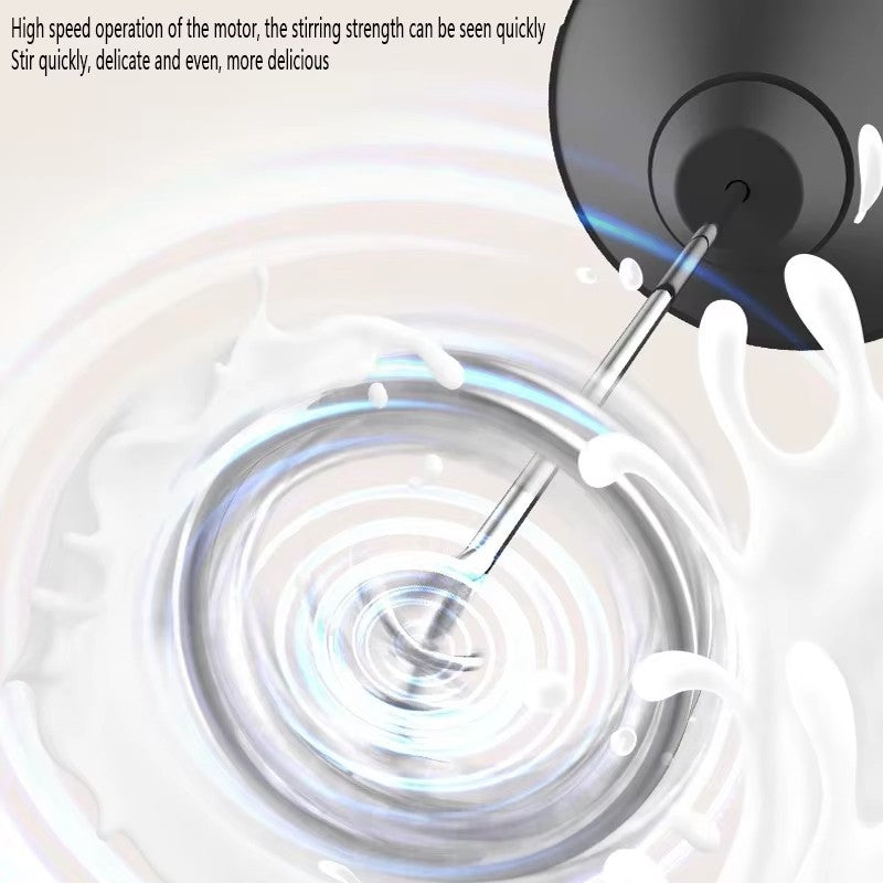 Espumador de leite a bateria, cafeteira, batedor elétrico de alta velocidade 14000 rpm, misturador de geleias, liquidificador doméstico de cozinha