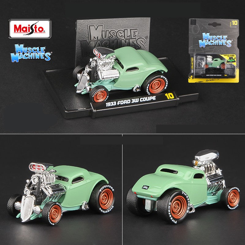 Conjunto de veículos Maisto 1:64 Ferrari Ford Chevrolet Shelby Buick Toyota Audi Nissan Muscle, série de modelos de carros em miniatura Die Cast