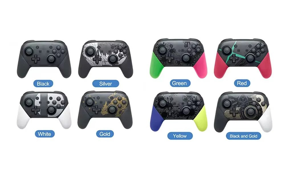 Wireless Bluetooth Gamepad Controller with Wake Function Joystick 6-Axis Gyro HD Vibration for Switch Game Console