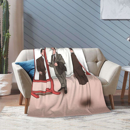 Mirror of Identity Flannel Blankets Winter Guy Billout Super Warm Throw Blanket for Child Novelty Bedspread Sofa Bed Cover