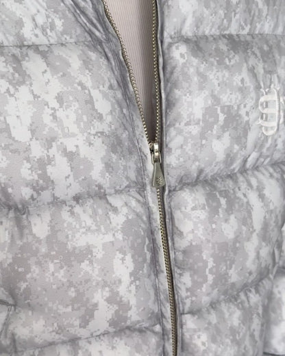 2025 Trendy High Street Retro Casual Solid Color Zipper Coat Street Hip-Hop Streetwear Men Harajuku Gray Camouflage Warm Jacket