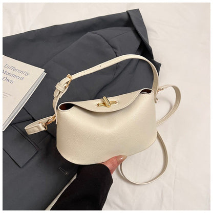 Niche Brand Women's Fashion Handbag Soft Versatile Shoulder Messenger Bag 2025 Super Hot Yellow Portable Bucket Bag Women's Bag