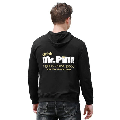 Drink Mr Pibb // Vintage 80s Distressed Style Hoodie fashion men anime clothes blouse aesthetic clothing men's oversize hoodie