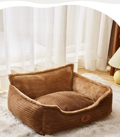 Cama para Cães e Gatos, Lavável, Sofá para Cães de Raças Pequenas a Médias, Tapete para Todas as Estações, Acessórios Duráveis e Confortáveis para Cães, Artigos para Animais de Estimação