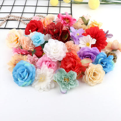 20Pcs Artificial Floating flower Curtain Wedding Couple Photo  Decorations DIY Floral Design Craft Supplies Home Party Decor