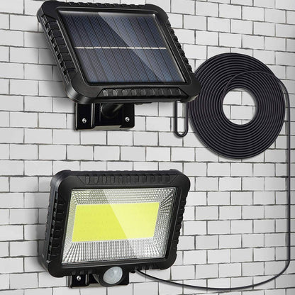 160LED Solar Powered Wall Light Waterproof Outdoor Motion Sensor Lighting Park Courtyard Fence Street Garden Decoration Lamp