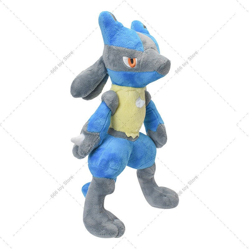 7 Styles Pokemon Plush Riolu Mega Lucario Shiny Lucario Stuffed Doll Toy Cute Peluche Toy Christmas Halloween Gifts