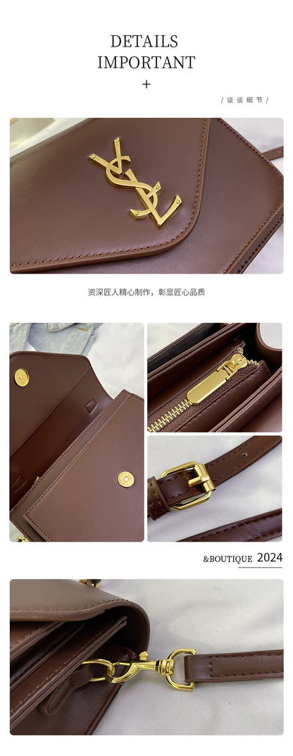 2025 New Retro Small Square Bag Leisure Bag Single Shoulder Crossbody Bag Versatile Commuter Postman Bag