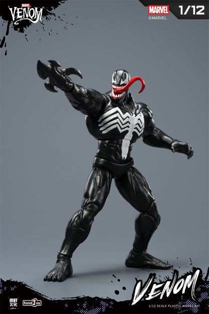 Blokees Original Homem-Aranha Venom Versão HQ 15.5CM 1/12 STARK SUIT Clássico Figura de Ação Montada Coleção Brinquedo Presente