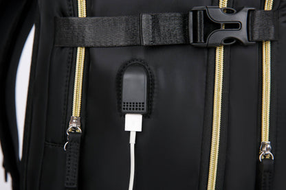 Mochila de Viagem Grande Capacidade Multifuncional para Laptop Escolar Esportes ao Ar Livre Diária com Compartimento para Sapatos