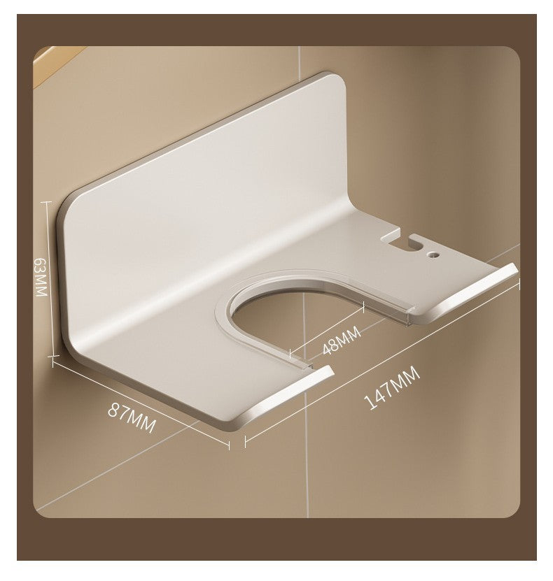 Suporte para Secador de Cabelo Suporte para Chapinha de Cabelo Suporte de Parede de Armazenamento para Banheiro sem Perfurações Prateleiras para Casa