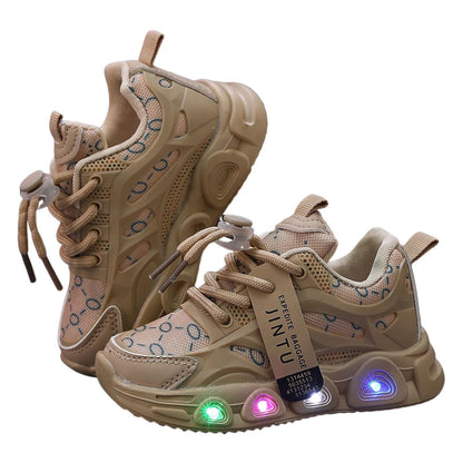 LED Baby Luminous Shoes LED Light Up Shoes For Girls Toddler Walking Shoes Girls Kids Children Baby Casual Sneaker for Boy Kid