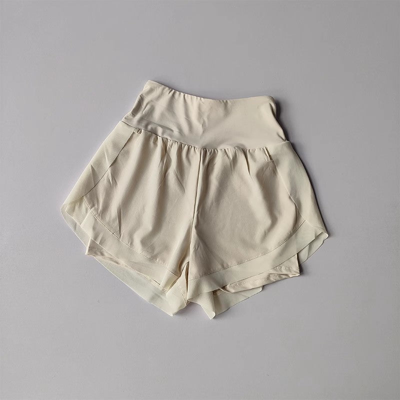 Summer Women's Sports Shorts Mesh 2 In 1 Quick-dry Yoga Shorts Breathable Fitness Shorts High Waist Fitness Running Shorts