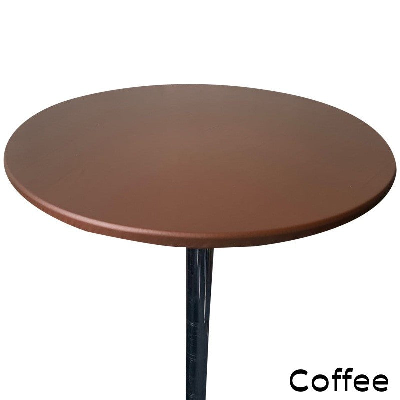 New 60-140cm Weding Round Table Cover Waterproof Case Dining Table Oil-Proof Elastic Tablecloth Fitted Wedding Decoration Hotel