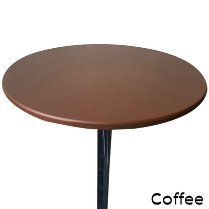 New 60-140cm Weding Round Table Cover Waterproof Case Dining Table Oil-Proof Elastic Tablecloth Fitted Wedding Decoration Hotel