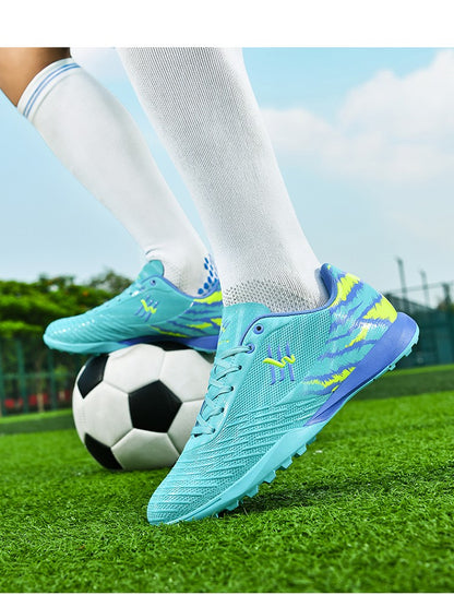 Unisex Youth Soccer Cleats Lightweight FG Football Shoes for Match Training Enhanced Grip Durable Comfortable