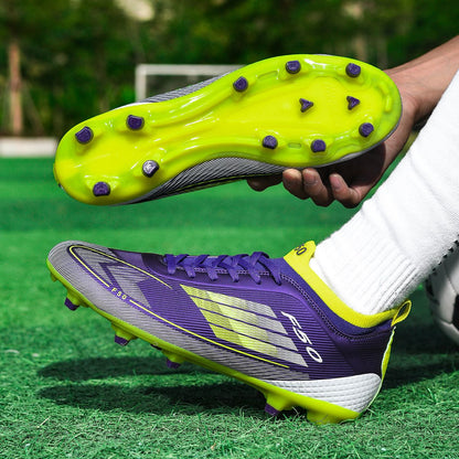 Men Professional Soccer Shoes Society Cleats Outdoor Football Shoes Society Cleats Grass Training Football Field Boots Sneaker